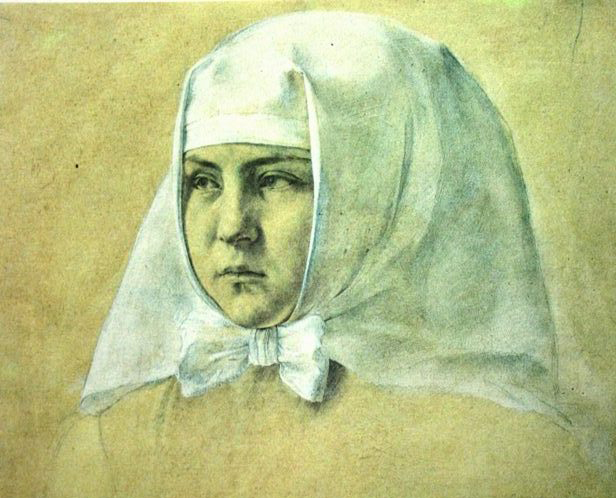 1922 портрет Параскевы Кориной(воспитанницы приюта).jpg