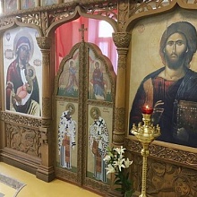 Иерей Дионисий Денисов отслужил литургию в домовом храме преподобномученицы Елисаветы 