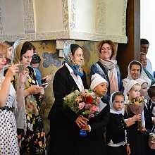 Ученики Елизаветинской гимназии начали новый учебный год с молитвы 