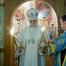 Владыка Пантелеимон посетил домовый храм Казанской иконы Божией Матери при ЦССВ "Кунцевский"