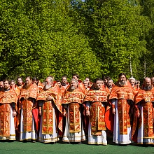 Предстоятель Русской Православной Церкви совершил Литургию на Бутовском полигоне