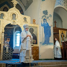 Божественная литургия в Неделю 4-ю Великого Поста. Отпевание монахини Магдалины (Некрасовой)