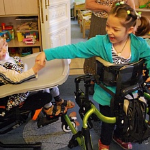 Продолжаются занятия группы дневного пребывания для детей с инвалидностью.  