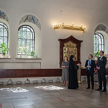 Принц Георг Фридрих Прусский в рамках своего визита в Москву посетил Марфо-Мариинскую обитель милосердия
