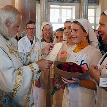 Обитель милосердия поздравила епископа Пантелеимона с Днем Рождения 