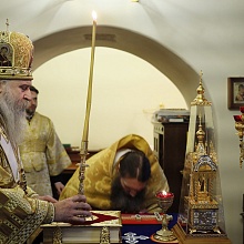 Архиепископ Феогност совершил Литургию в Марфо-Мариинской обители милосердия