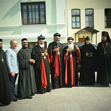 Предстоятель Маланкарской Ортодоксальной Церкви посетил Марфо-Мариинскую Обитель