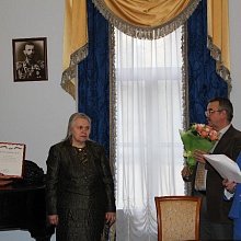 В Марфо-Мариинской обители милосердия прошла церемония вручения благодарностей Уполномоченного по правам человека в Российской Федерации Эллы Александровны Панфиловой.
