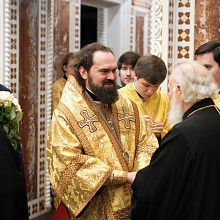 В пятнадцатую годовщину интронизации Святейшего Патриарха Кирилла в Храме Христа Спасителя совершена Божественная литургия